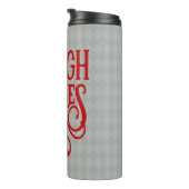 Red Sleigh Rides Holiday Thermosbecher (Nach rechts gedreht)