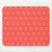 Red Smile Pattern Mouse Pad Mousepad (Vorne)