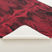 Red Smoke Sherpa Blanket Sherpadecke (3/4)