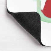 Red Snail Mouse Pad Mousepad (Ecke)