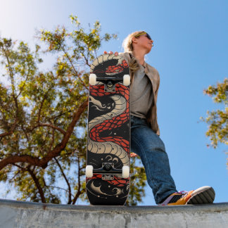 Red Snake Skateboard