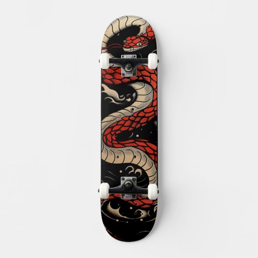 Red Snake Skateboard (Vorderseite)