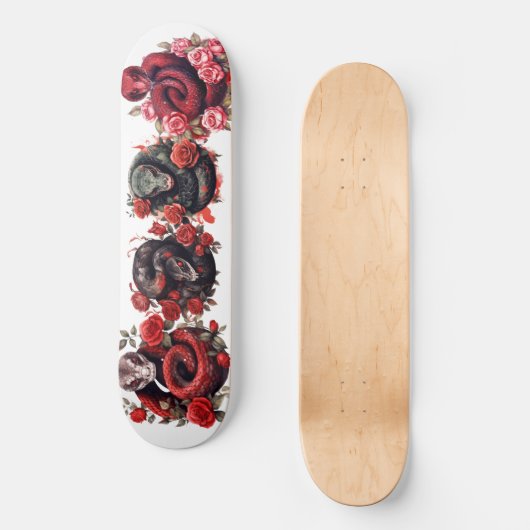 Red Snake Skateboard (Vorderseite)