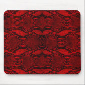 Red Snake Skin Print 2 Mousepad (Vorne)