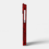 Red Snake Skin Print Case-Mate iPhone Hülle (Rückseite / Links)