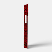 Red Snake Skin Print Case-Mate iPhone Hülle (Rückseite / Rechts)