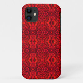 Red Snake Texture Handy Case