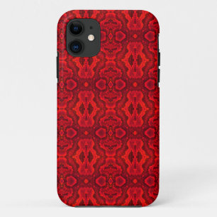 Red Snake Texture Handy Case