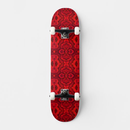 Red Snake Texture SkateBoard (Vorderseite)