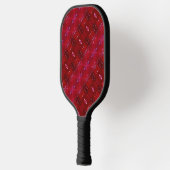 Red Snapdragon Ikat Too Pickleball Schläger (Links)