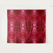 Red Snapdragon Ikat Wandteppich (Vorderseite (Horizontal))