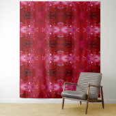 Red Snapdragon Ikat Wandteppich (Beispiel)