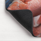Red Snapper Fish Mousepad (Ecke)