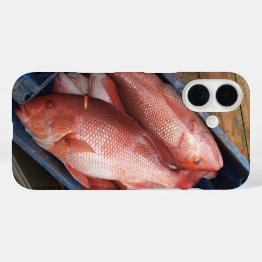 Red Snapper Fish Phone Case (Rückseite (Horizontal))