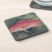 Red Snapper, von "Game Fish the United Staat Untersetzer (Linke Seite)