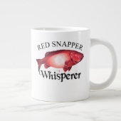 Red Snapper Whisperer Light Jumbo-Tasse (Rechts)