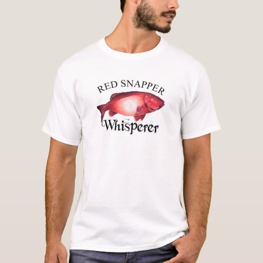 Red Snapper Whisperer Light T-Shirt (Vorderseite)