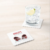 Red Sneakers Baby Dusche Untersetzer, Paper Unters Untersetzer (Vor Ort)