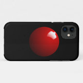 Red Snooker Ball Table Sport Case-Mate iPhone Hülle (Rückseite (Horizontal))