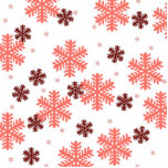 Red Snow Flakes Christmas pattern Snow Pattern Freistehende Fotoskulptur<br><div class="desc">Entwurf</div>