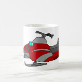 Red Snow Mobile Kaffeetasse