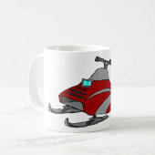 Red Snow Mobile Kaffeetasse (Vorderseite Links)