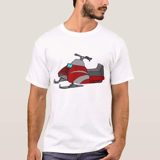 Red Snow Mobile T-Shirt (Vorderseite)