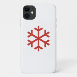 Red Snowflake Case-Mate iPhone Hülle