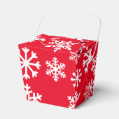 Red Snowflake Cookies Weihnachtsbox Geschenkschachtel (Vorderseite)