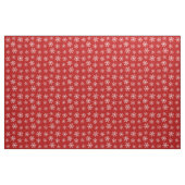 Red Snowflake Fabric Stoff (Yard (91,4 cm))