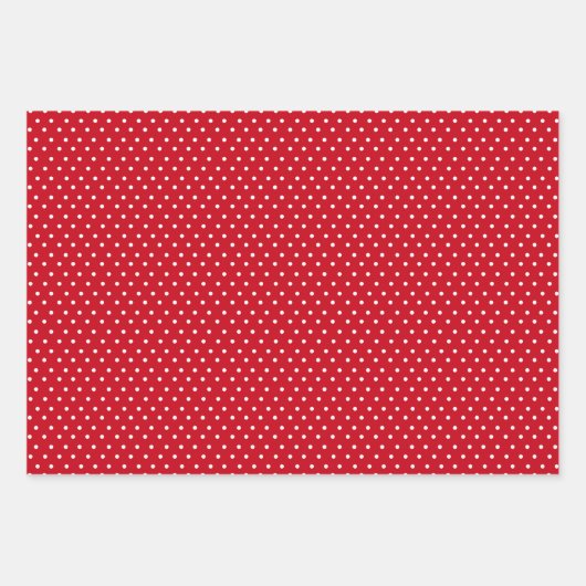 Red Snowflake Geschenkpapier Set (Vorderseite 3)