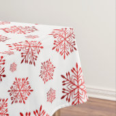 Red Snowflake Pattern Tischdecke (Beispiel)