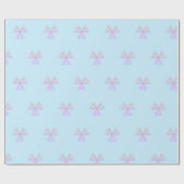 Red Snowflakes Merry Christmas Script with 2026 Wr Geschenkpapier (Flach)