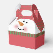 Red Snowman Gable Box Geschenkschachtel (Rückseite)