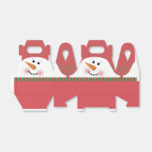 Red Snowman Gable Box Geschenkschachtel (Ungefaltet)