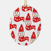 Red Snowman Ornament (Rechts)