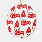 Red Snowman Ornament (Links)