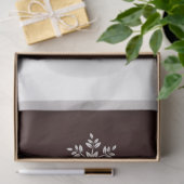 Red Snowman Winter Scene Weihnachtszettel Seidenpapier (Geschenk)