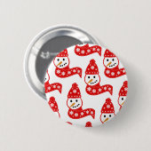 Red Snowmen Buttons (Vorne & Hinten)