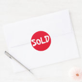 Red Sold Sticker (Umschlag)