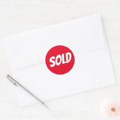 Red Sold Sticker (Umschlag)