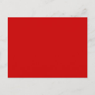 Red Solids + Custom Color Postkarte