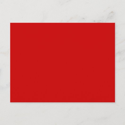 Red Solids + Custom Color Postkarte (Vorderseite)