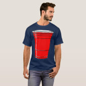 Red Solo Drink Cup lustige Grafik T-Shirt (Vorne ganz)