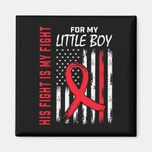 Red Son Kampfflugzeug Little Boy Heart Disease Usa Magnet