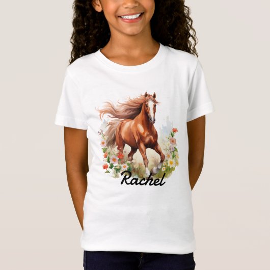 Red Sorrel Wild Horse T-Shirt (Vorderseite)