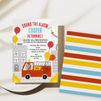 Red Sound The Alarm Fire Motor 1. Geburtstag