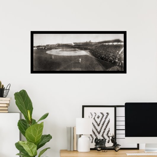 Red Sox White Sox Baseball Foto 1904 Poster (Heimbüro)