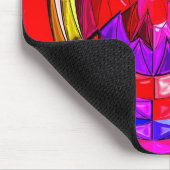 Red Space Candy Art Mousepad (Ecke)