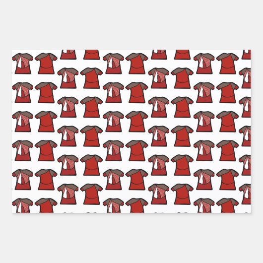 Red Spark Dancer Geschenkpapier Set (Vorderseite)